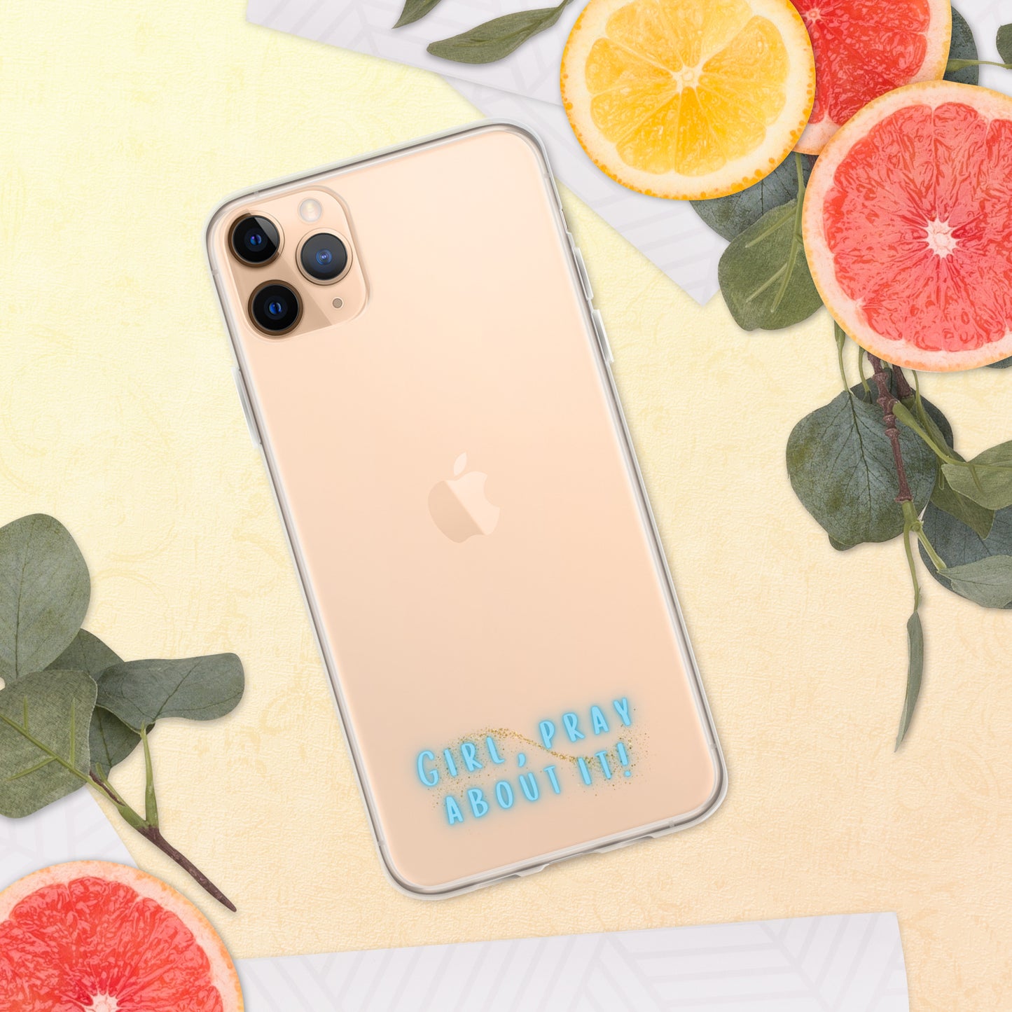 Girl Pray About It! Clear Case for iPhone®