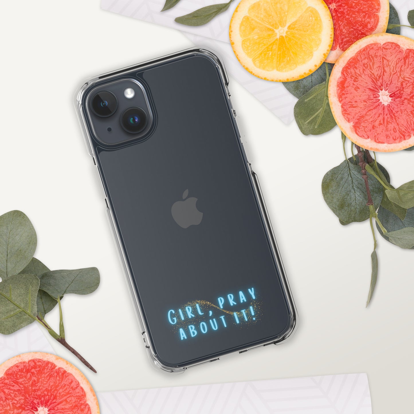 Girl Pray About It! Clear Case for iPhone®