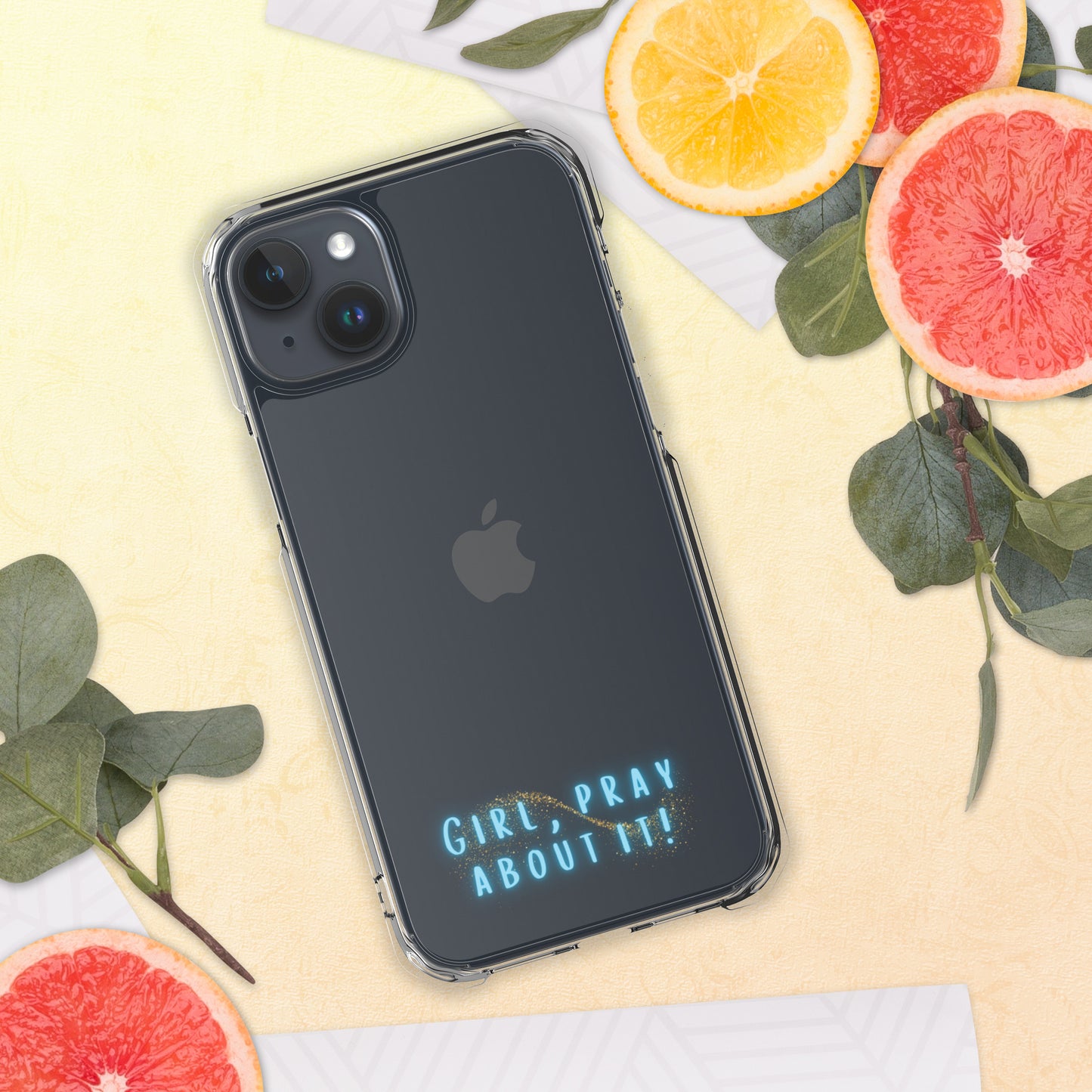 Girl Pray About It! Clear Case for iPhone®