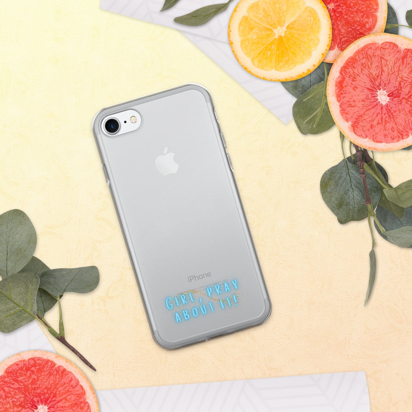 Girl Pray About It! Clear Case for iPhone®