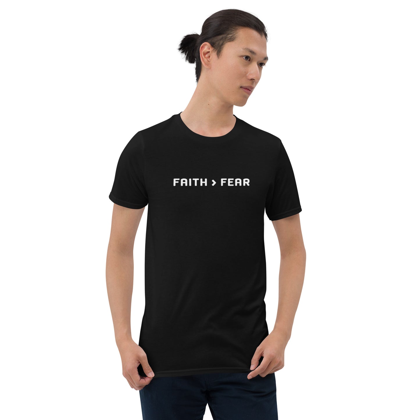 Faith > Fear Short-Sleeve Unisex T-Shirt